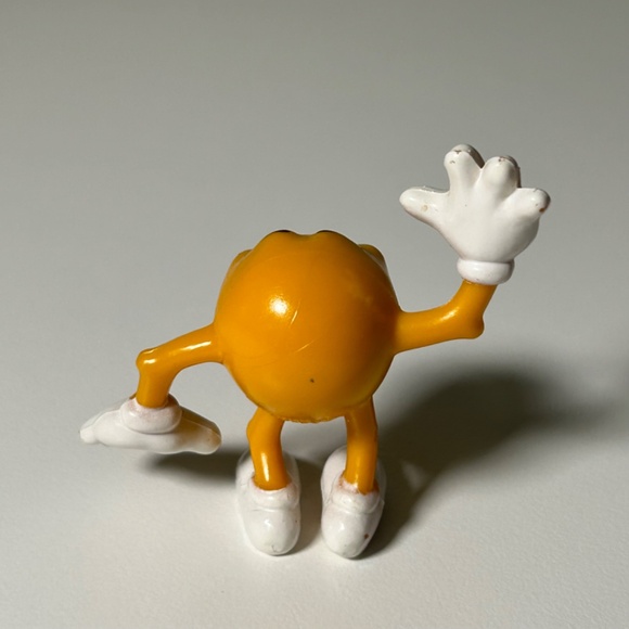 Vintage 80s Coleco Original Mr. & Mrs Pacman PVC Figurines Cake Toppers (11B) - Picture 3 of 5